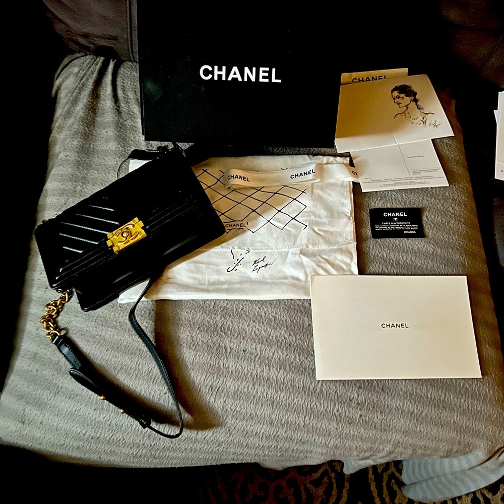 A 2017 Chanel Boy Bag
